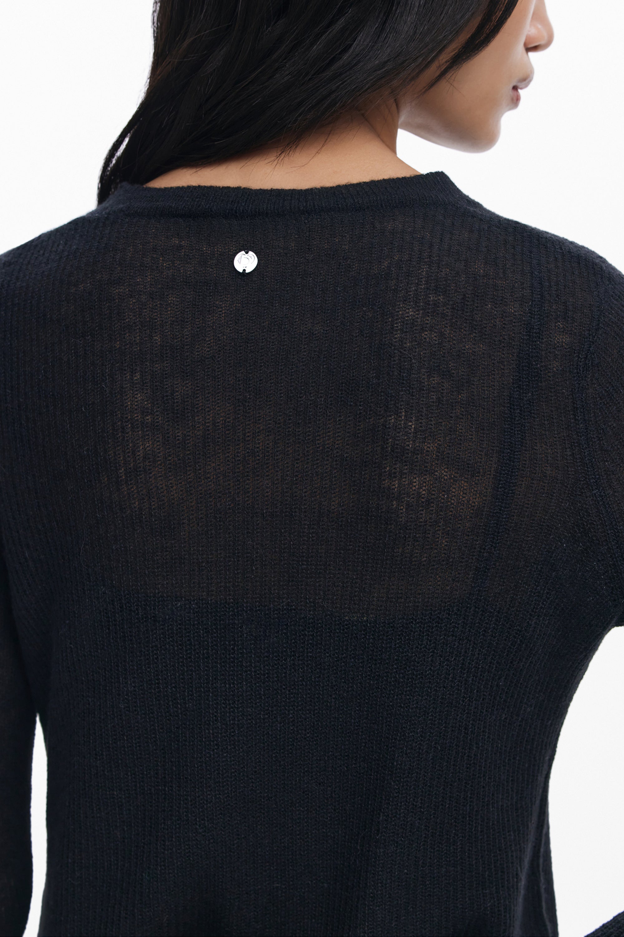 DESIGUAL LANGES SCHWARZES DAMENKLEID