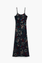 DESIGUAL LANGES SCHWARZES DAMENKLEID