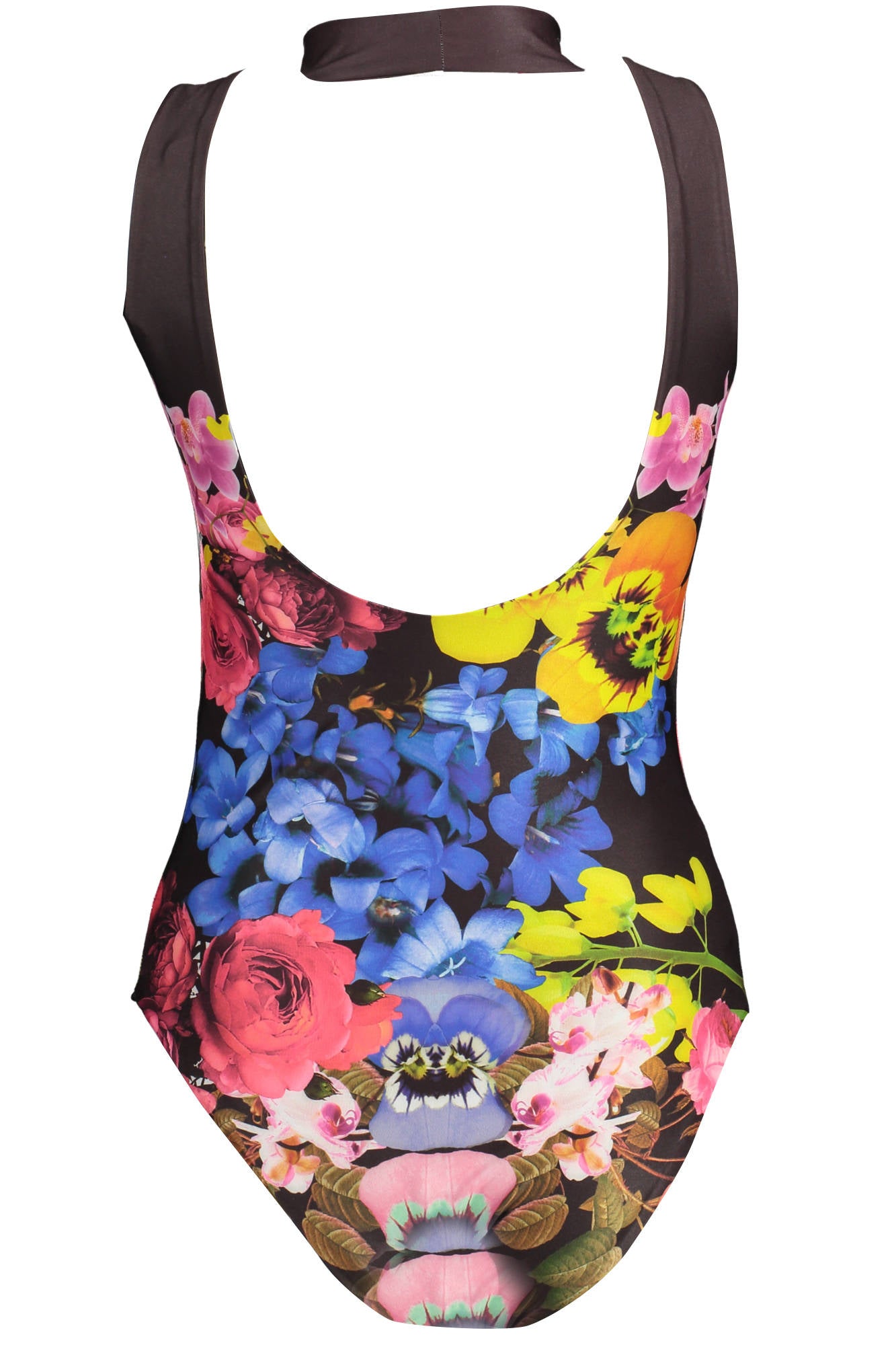 DESIGUAL Damen Body schwarz – Rückenfreies Tanktop-Body für den Sommer Schwarz