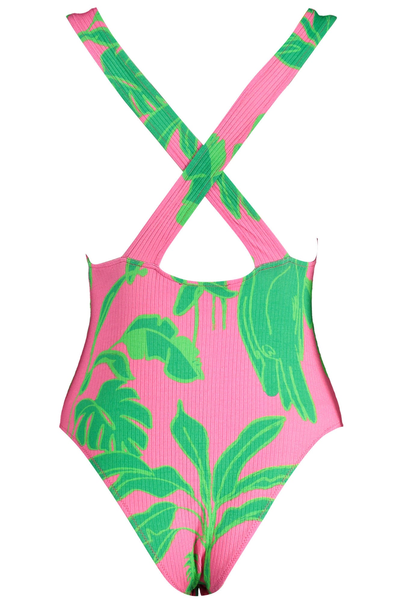 DESIGUAL Damen Body Rosa – Tanktop mit Kreuzträger-Rücken für den Sommer Rosa