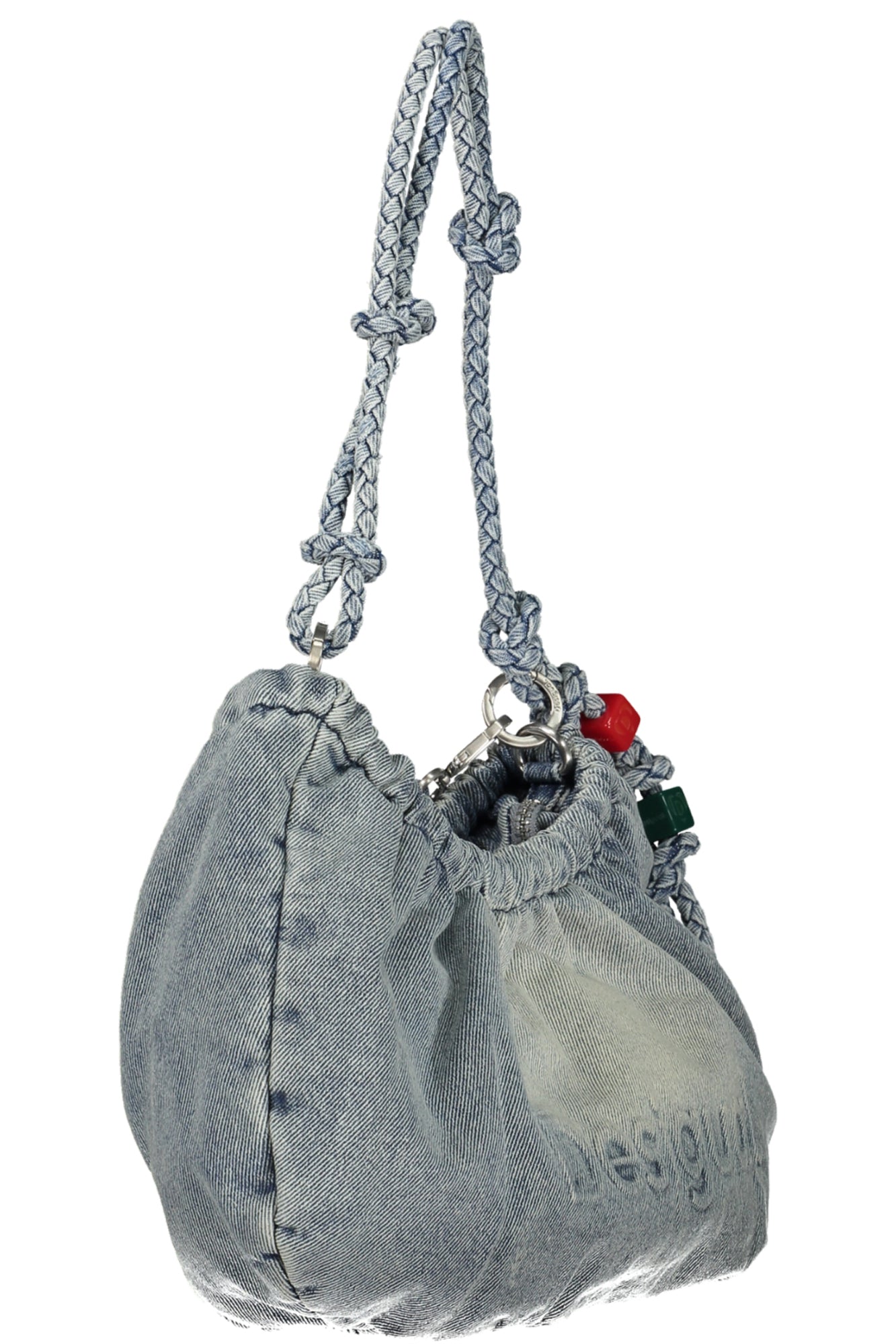 DESIGUAL Damen Taschen – Jeans, mit Reißverschluss Hellblau