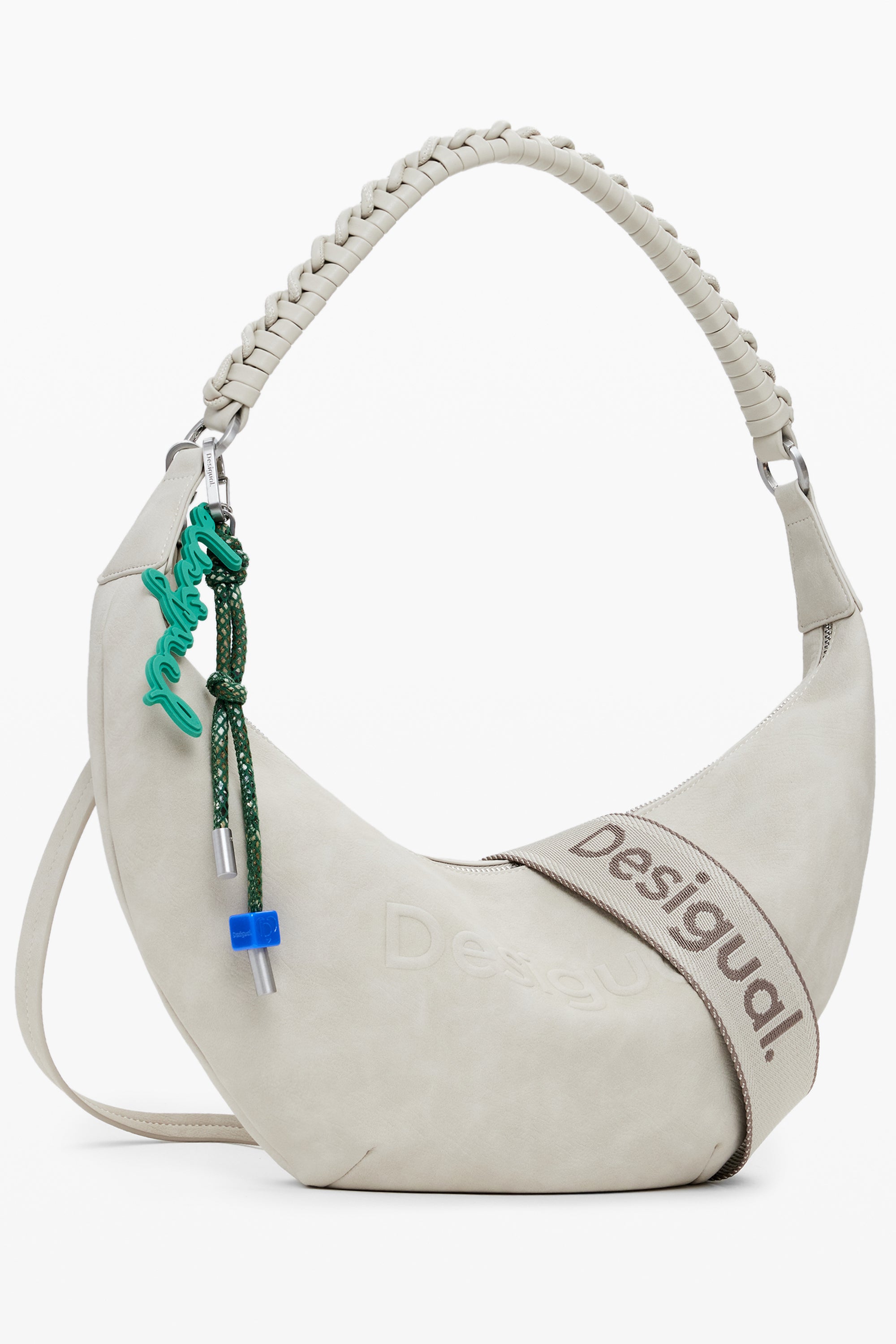 DESIGUAL Damentasche Beige – Elegante Handtasche mit Logo-Detail für Damen | soulluna.de Beige