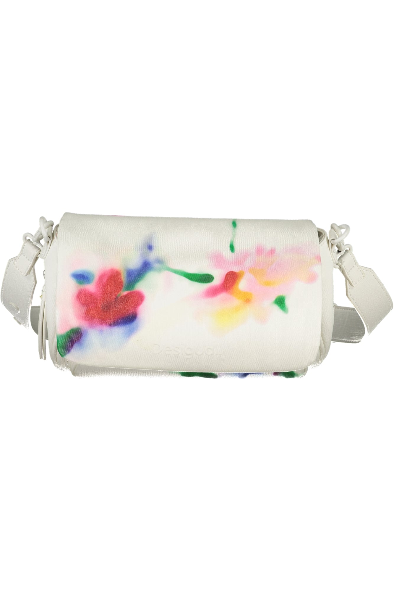 DESIGUAL Damen Tasche Weiß – Erweiterbare Handtasche mit Schultergurt | soulluna.de Weiß
