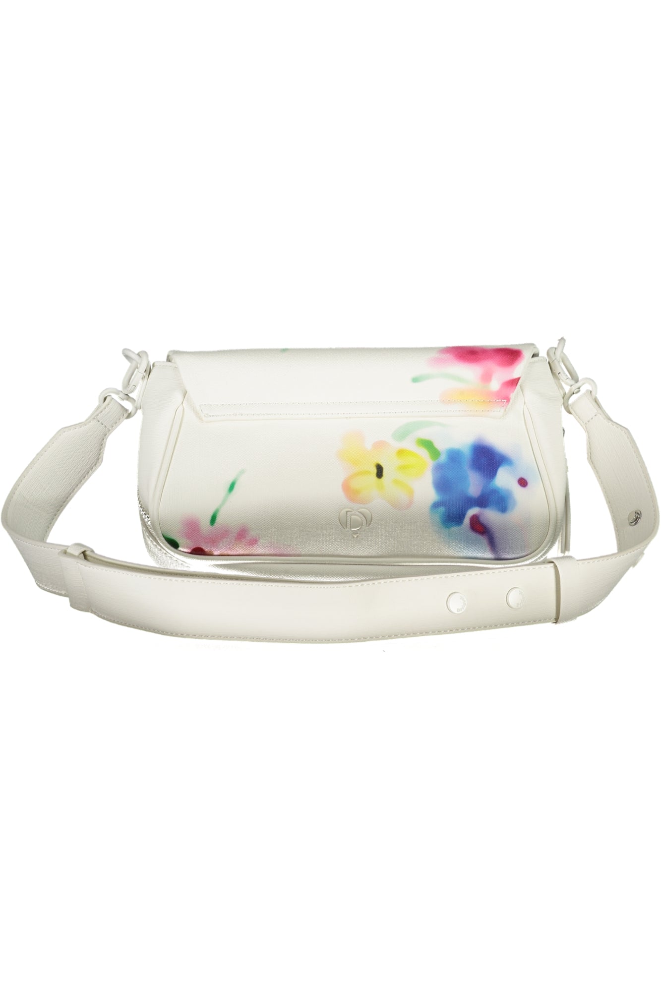 DESIGUAL Damen Tasche Weiß – Erweiterbare Handtasche mit Schultergurt | soulluna.de Weiß