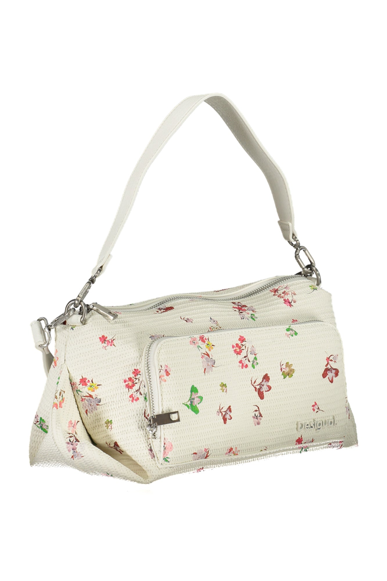 DESIGUAL Damentasche Weiß – Fantasie-Tasche mit abnehmbarem Griff | soulluna.de Weiß