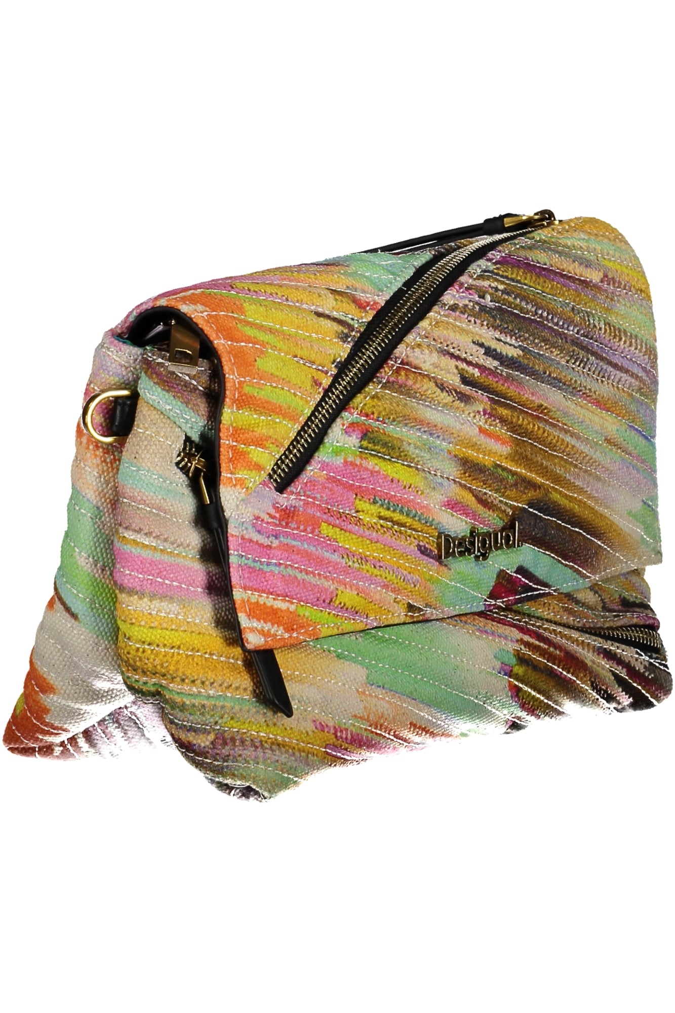 DESIGUAL Gelbe Damentasche – Stilvolle Handtasche für Damen mit verstellbarem Gurt Gelb