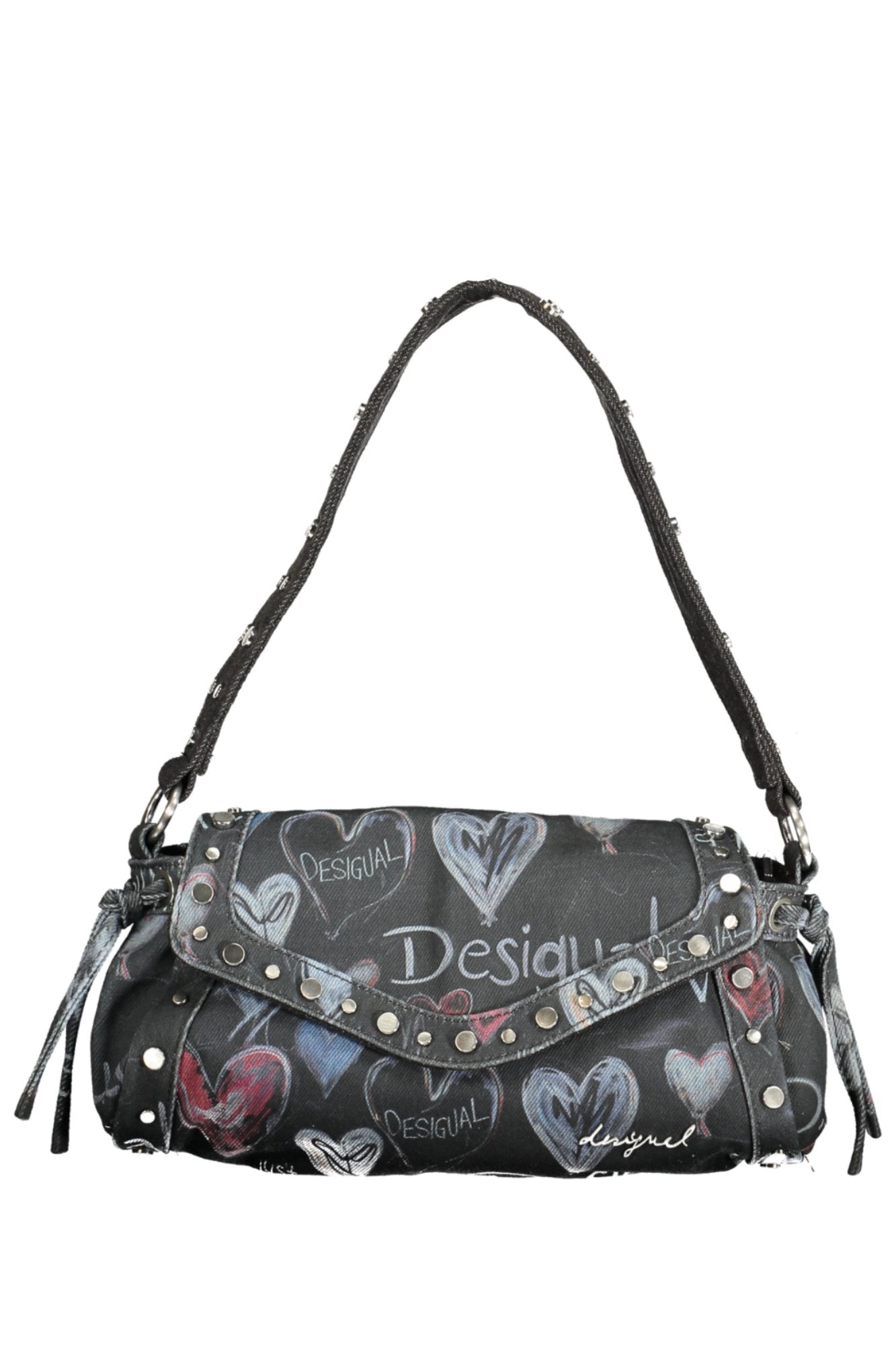 DESIGUAL Damen Taschen – Stacatto-tasche, mit Reißverschluss Schwarz