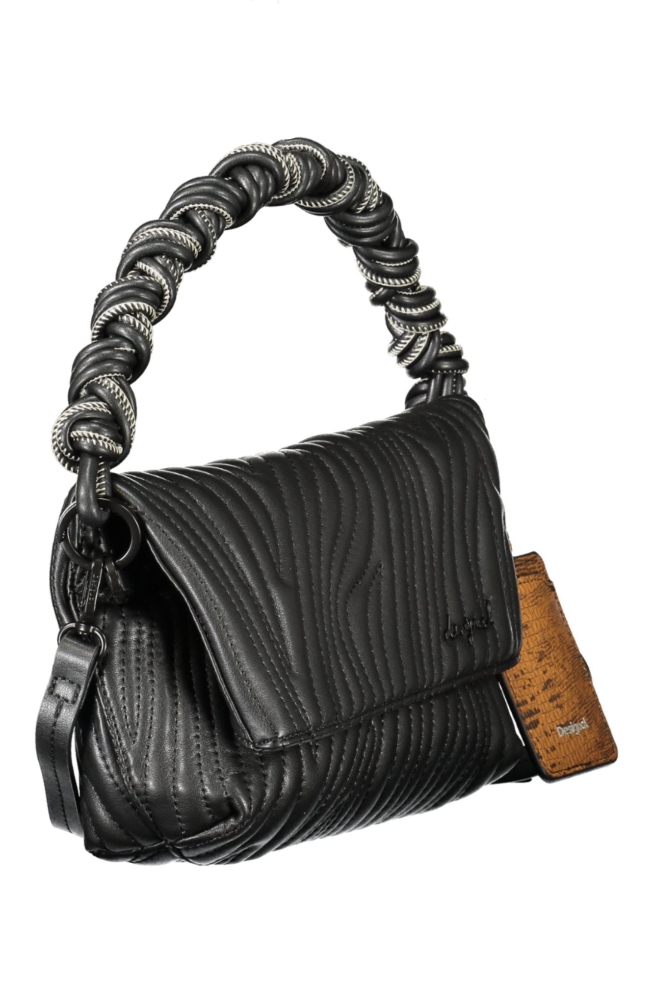 DESIGUAL Damen Taschen – Helium Trokel Ecru, mit Taschen Schwarz