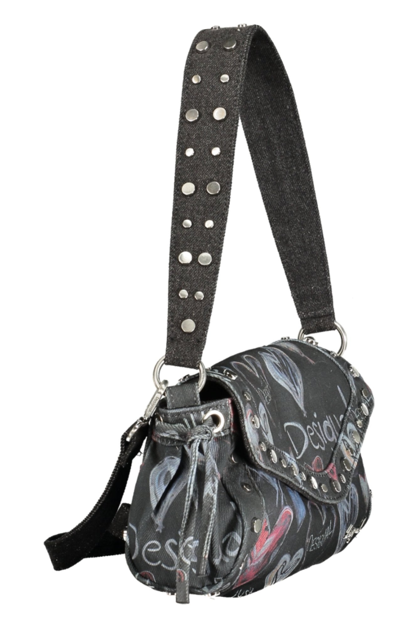 DESIGUAL Damen Taschen – Stacatto-tasche, mit Reißverschluss Schwarz