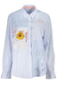 DESIGUAL LANGARMSHIRT DAMEN BLAU
