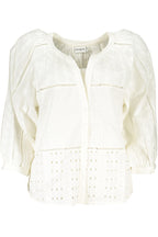 DESIGUAL DAMEN LANGARMHEMD WEISS
