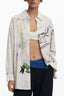 DESIGUAL DAMEN LANGARMSHIRT WEISS