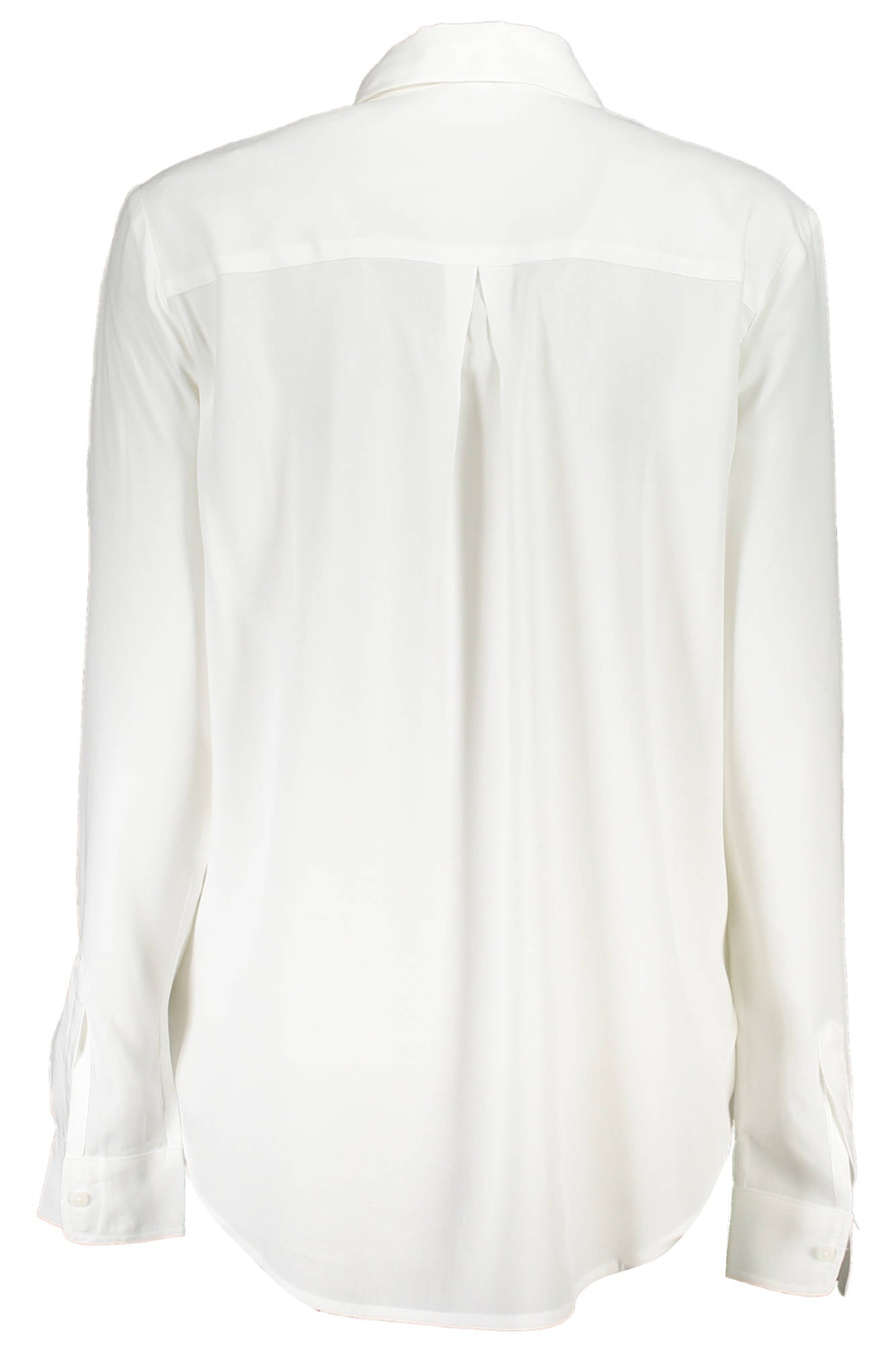 DESIGUAL Langarmshirt Damen Weiß – Italienischer Kragen aus Viskose | soulluna.de Weiß