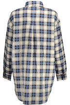 DESIGUAL LANGARMSHIRT DAMEN BLAU