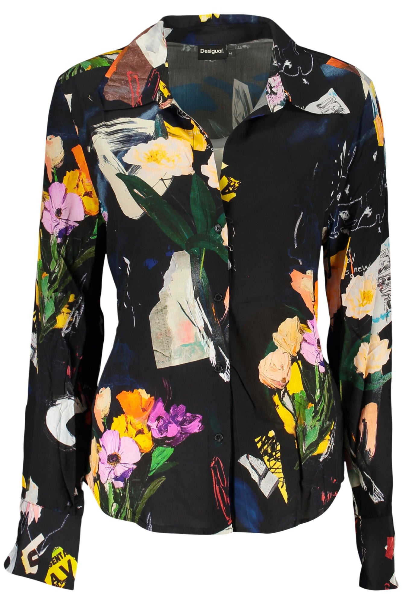 DESIGUAL Damen Hemden Schwarz