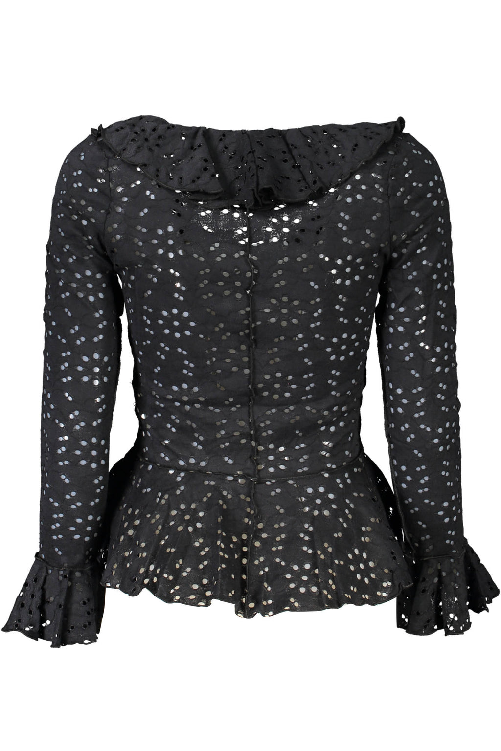 DESIGUAL LANGARMSHIRT DAMEN SCHWARZ