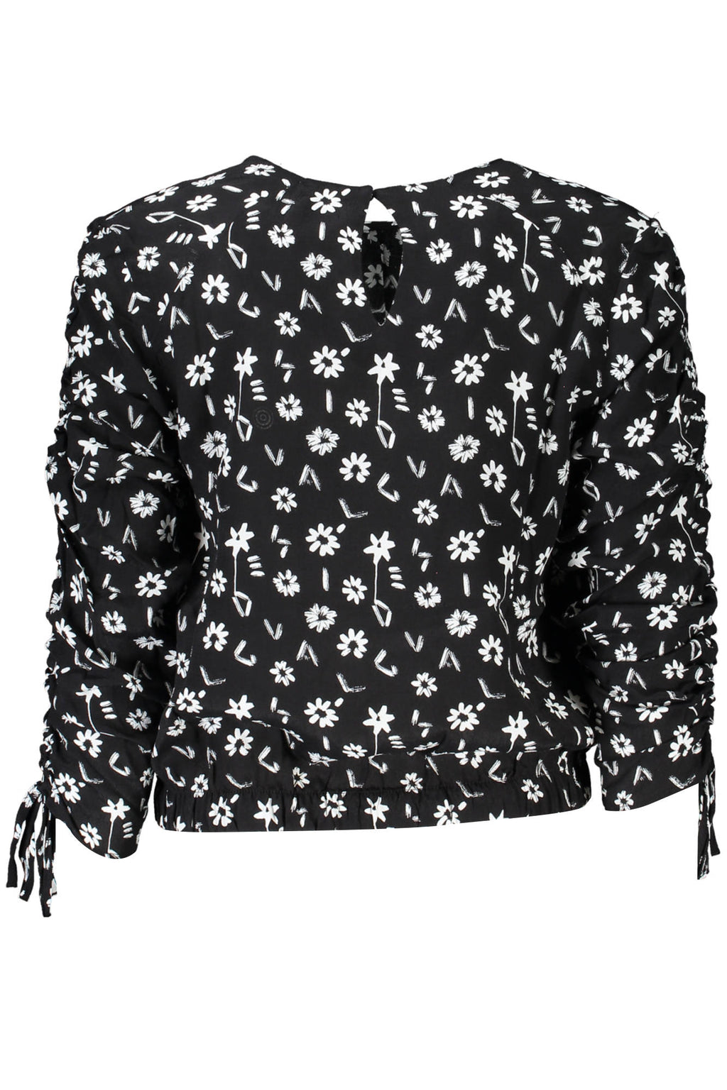 DESIGUAL LANGARMSHIRT DAMEN SCHWARZ