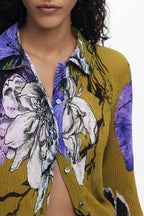 DESIGUAL DAMEN LANGARMSHIRT, GRÜN