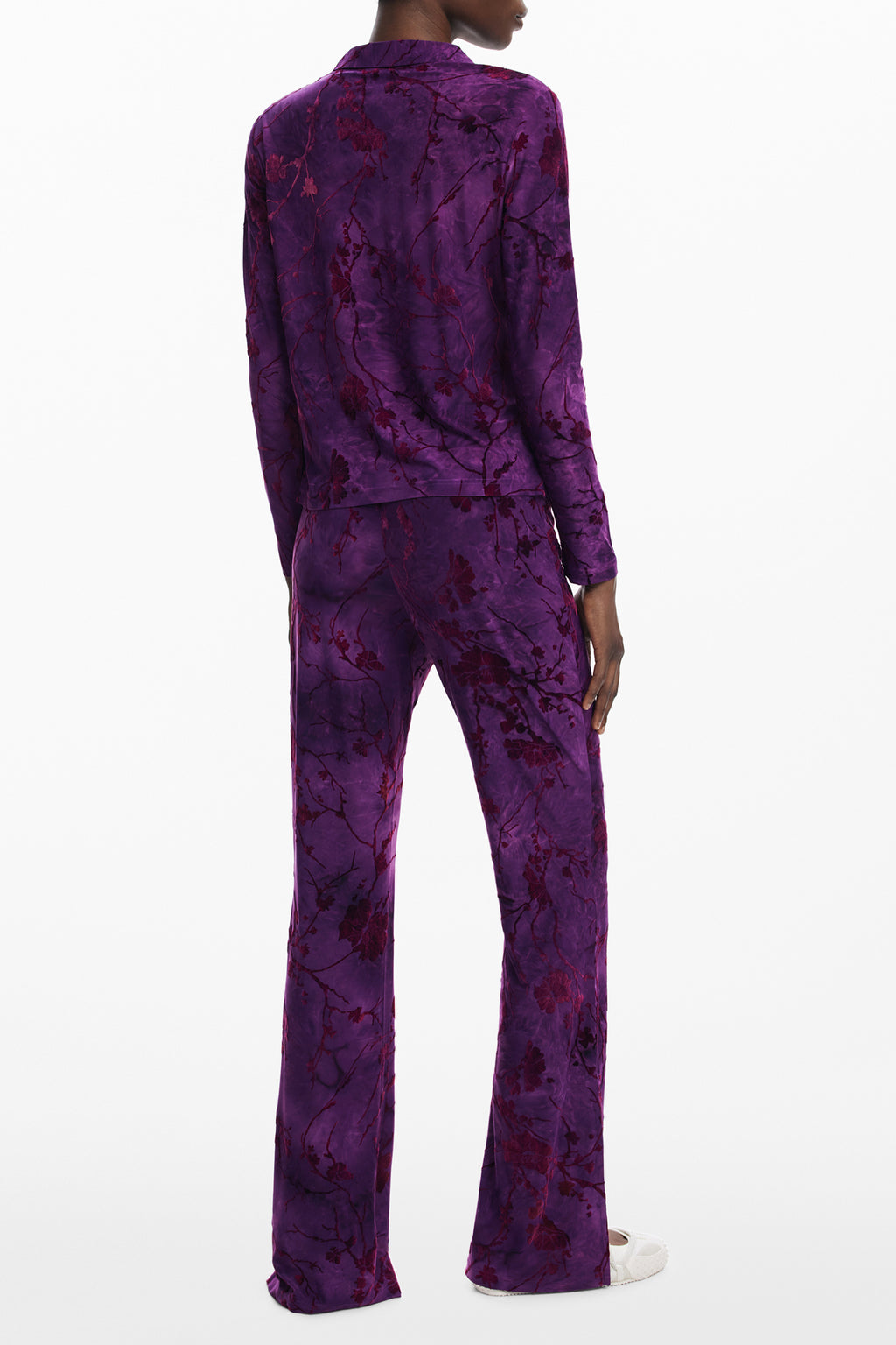 DESIGUAL DAMEN LANGARMSHIRT LILA