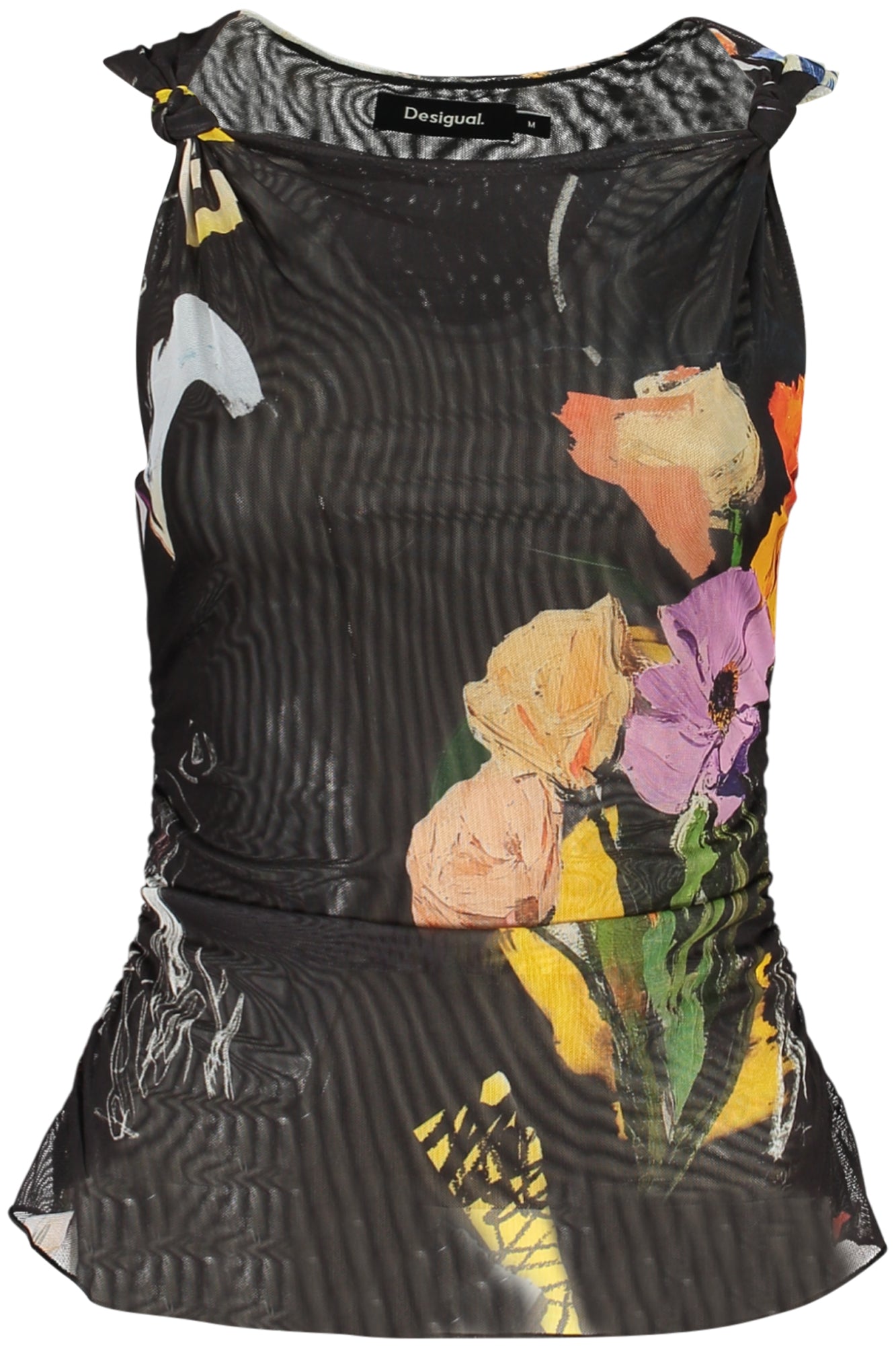 DESIGUAL Damen Tanktop Schwarz