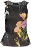 DESIGUAL Damen Tanktop Schwarz