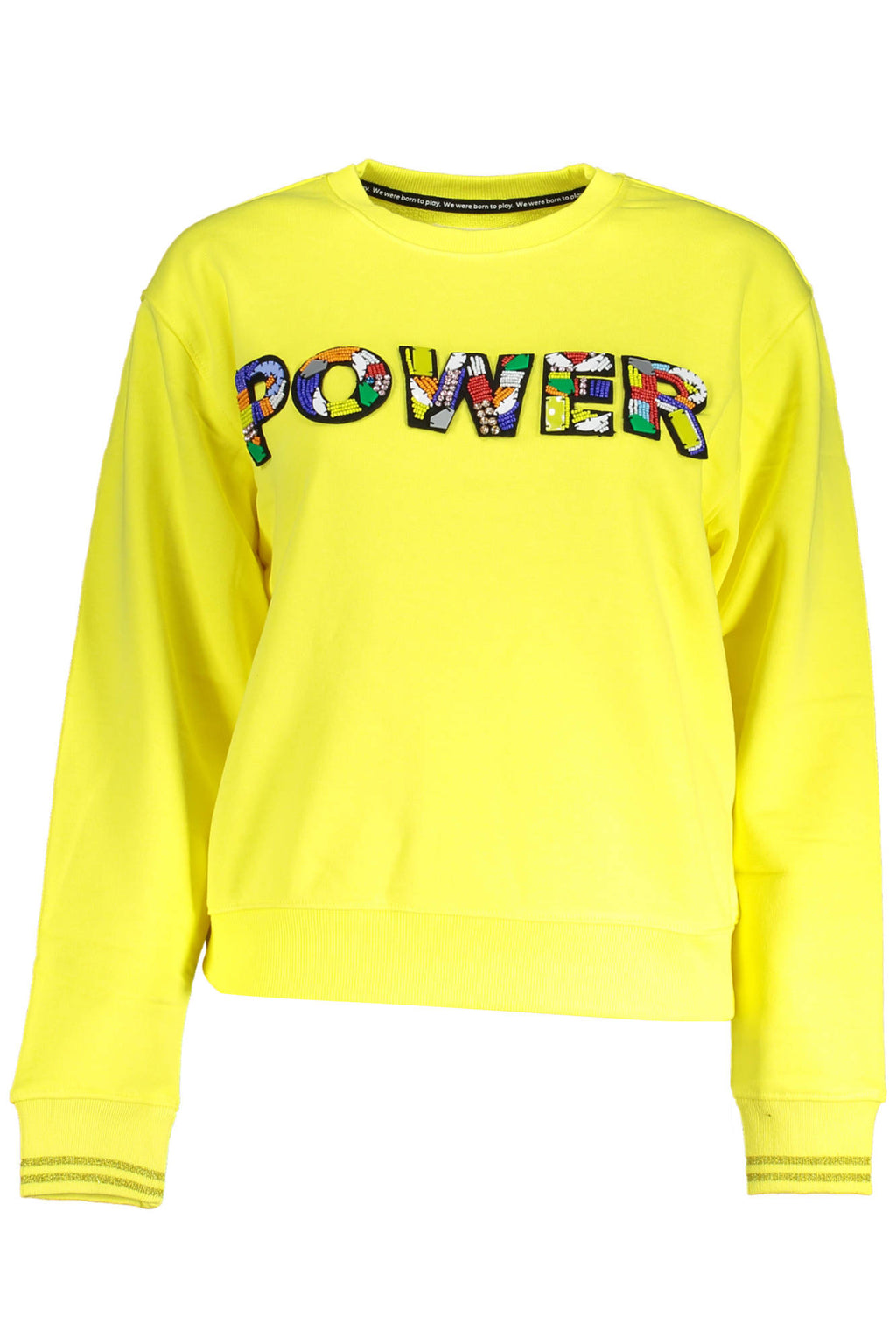 DESIGUAL SWEATSHIRT OHNE REISSVERSCHLUSS DAMEN GELB