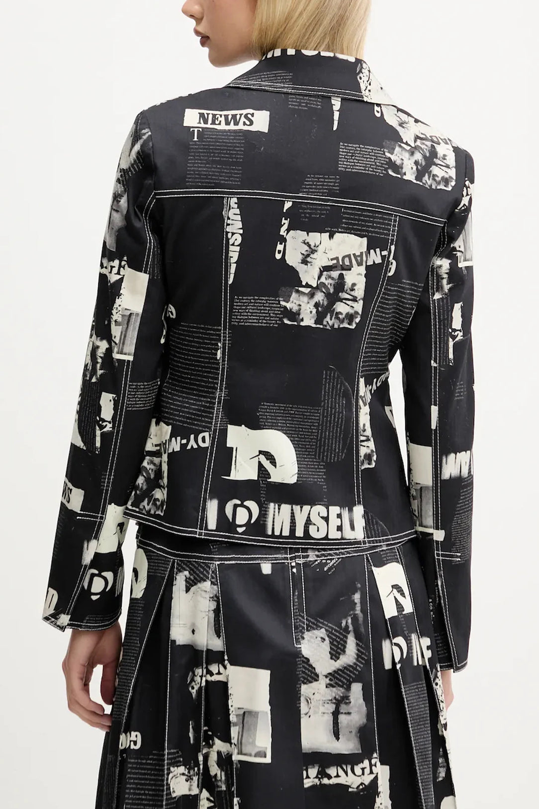 DESIGUAL DAMEN SCHWARZE SPORTJACKE Zweitbild