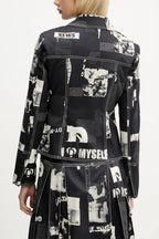 DESIGUAL DAMEN SCHWARZE SPORTJACKE