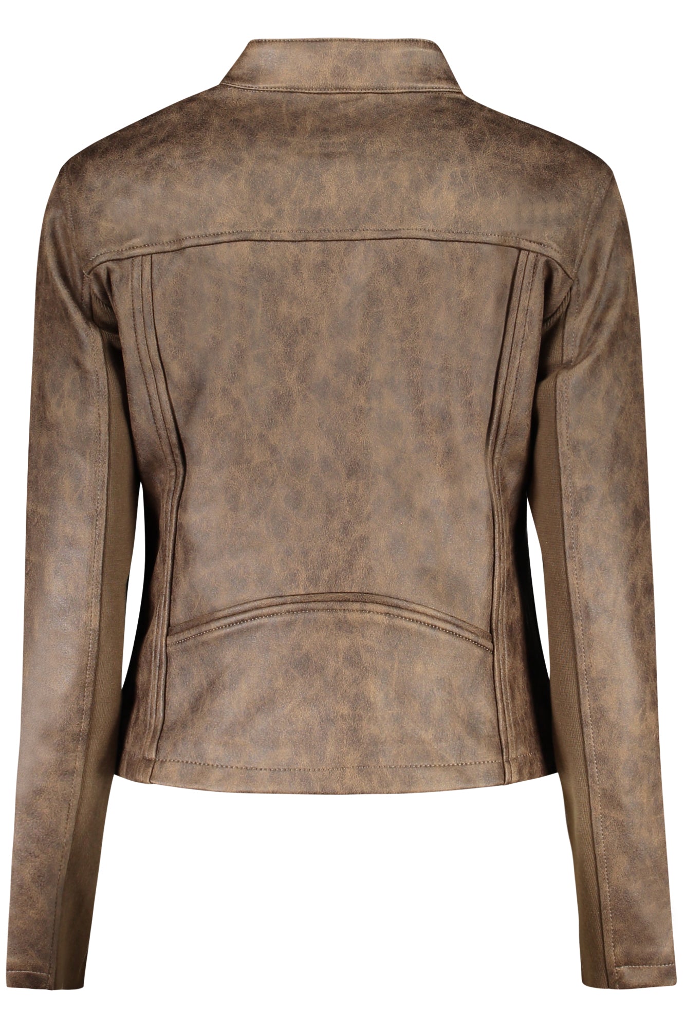 DESIGUAL Damen Jacke – Langärmlige Jacke, mit Taschen Braun