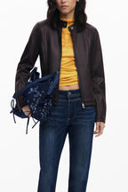 DESIGUAL DAMENJACKE BRAUN