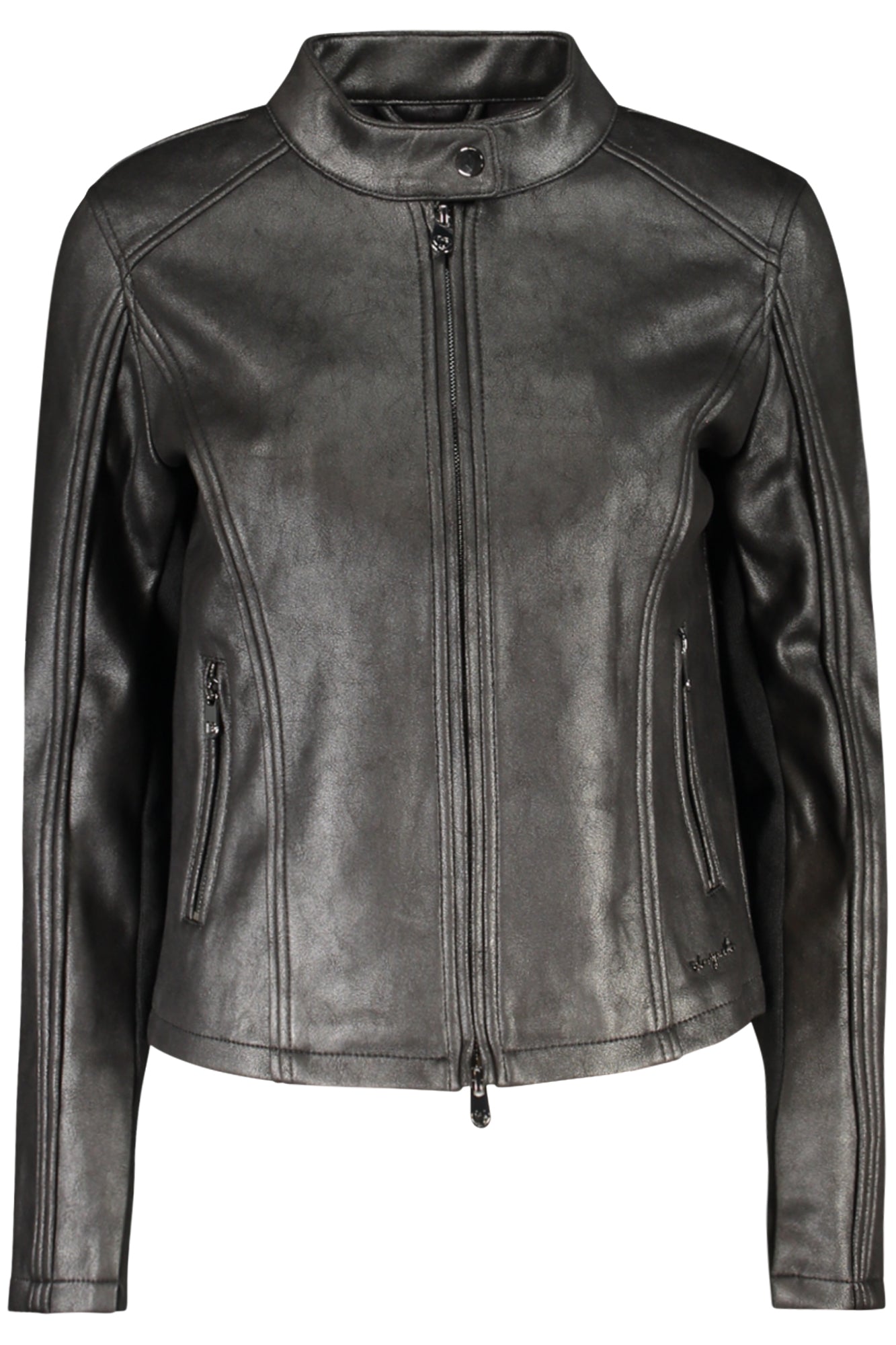 DESIGUAL Damen Jacke – Langärmlige Jacke, mit Taschen Schwarz