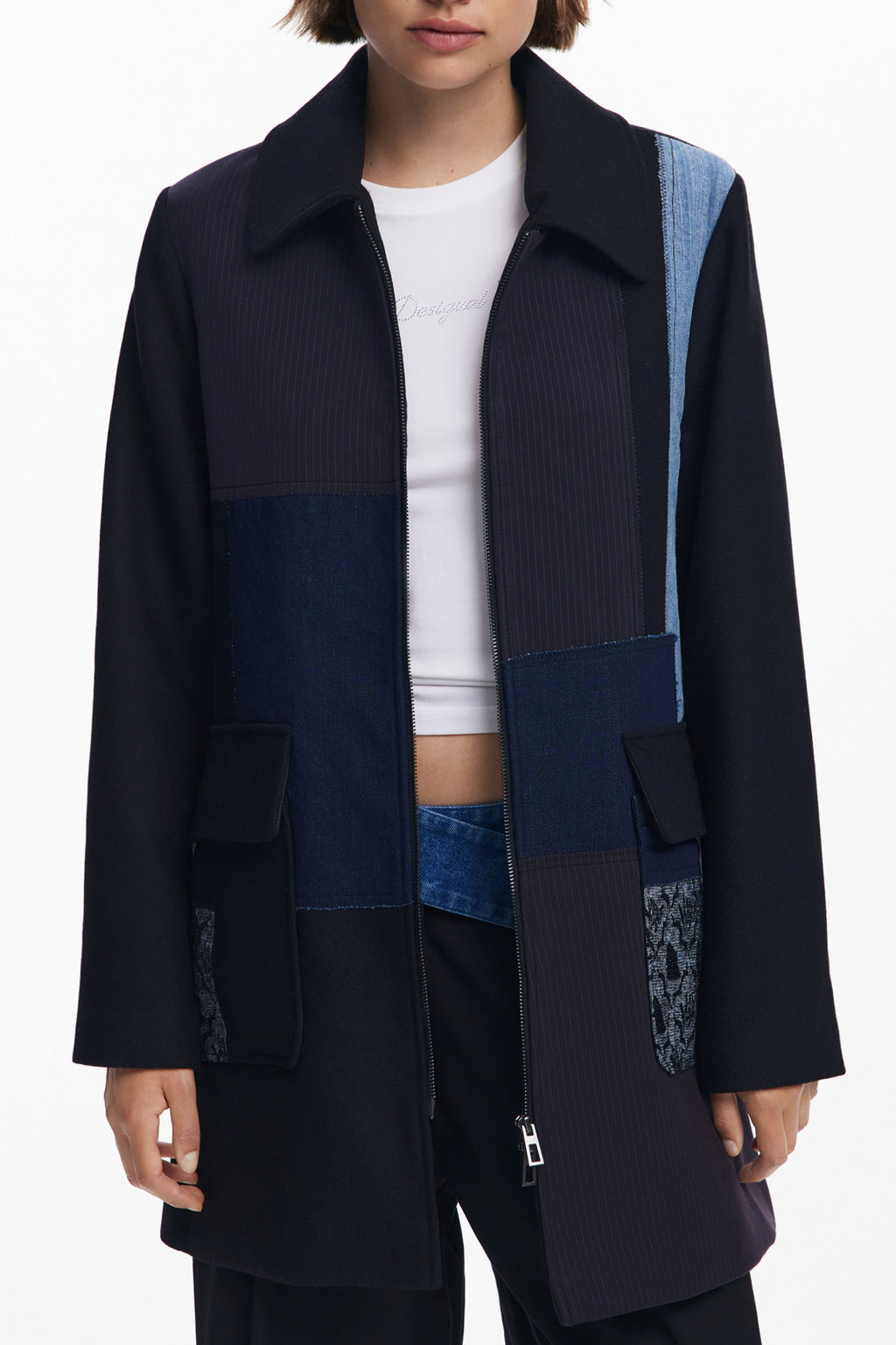 DESIGUAL DAMENJACKE SCHWARZ