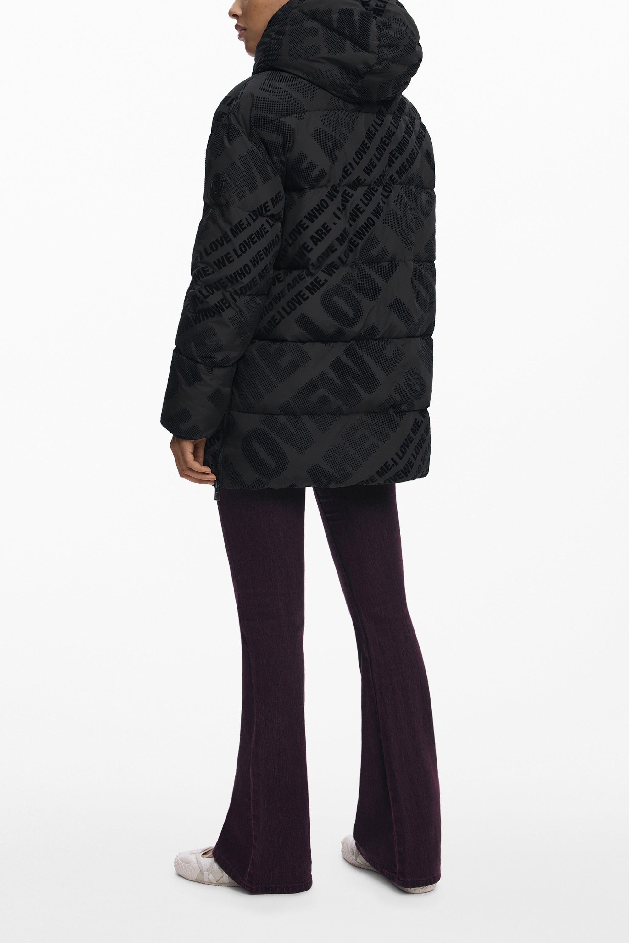 DESIGUAL Damenjacke Schwarz – Lagenlook mit abnehmbarer Kapuze | soulluna.de Schwarz