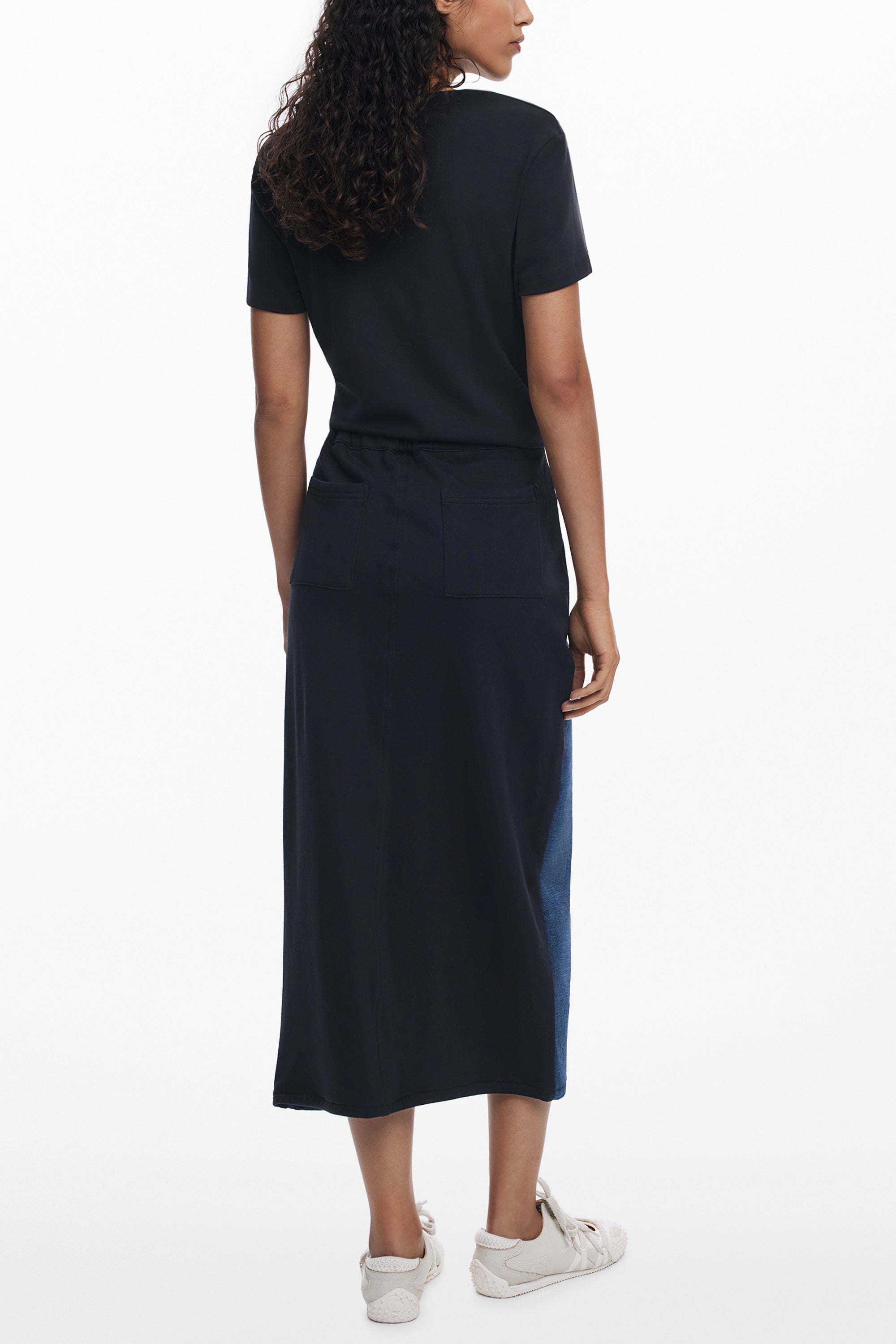 DESIGUAL DAMEN-LONGUETTE-ROCK BLAU Zweitbild