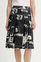 DESIGUAL DAMEN-LONGUETTE-ROCK SCHWARZ