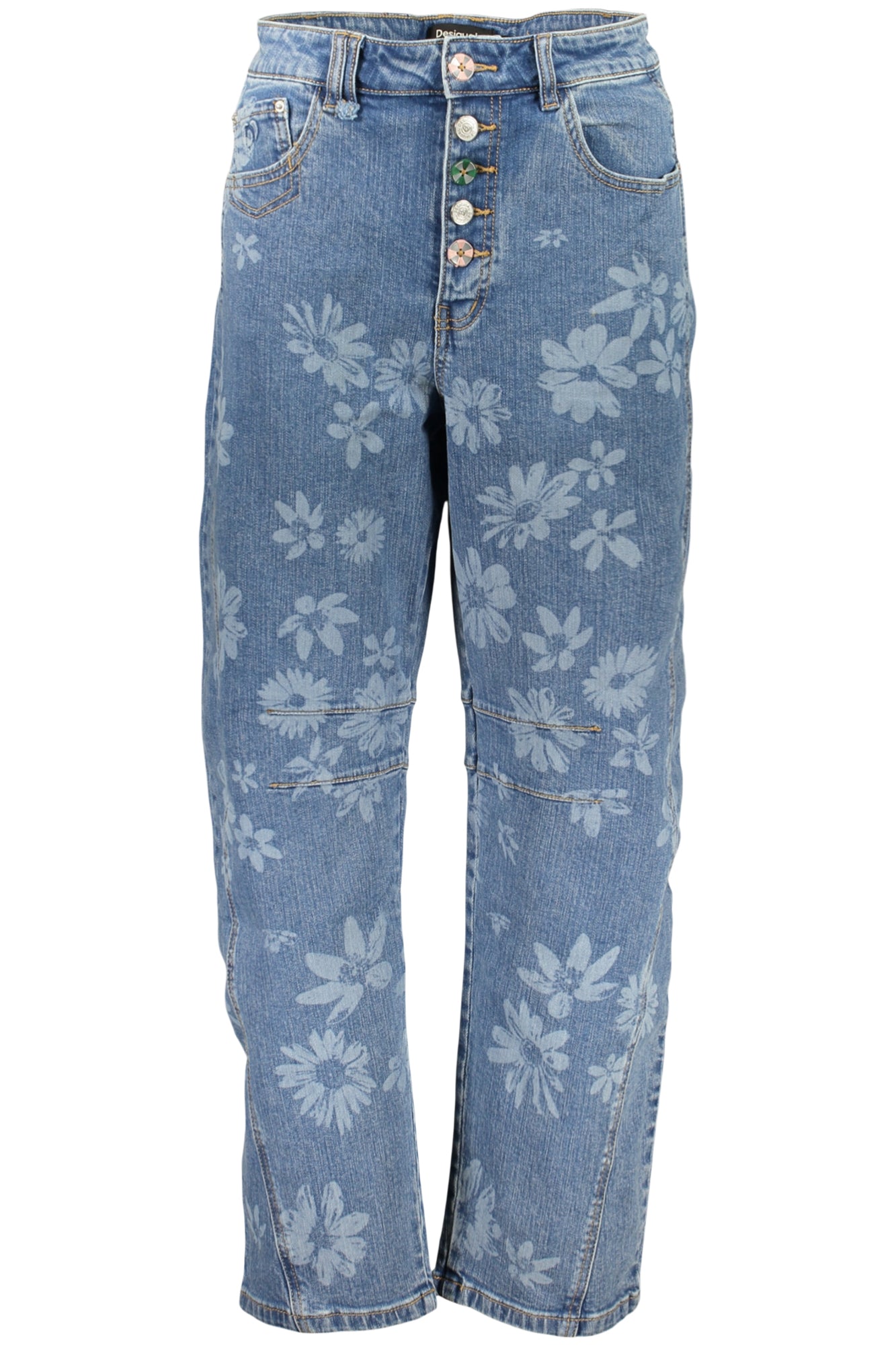 DESIGUAL Damen Jeans Hellblau