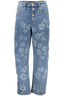DESIGUAL Damen Jeans Hellblau