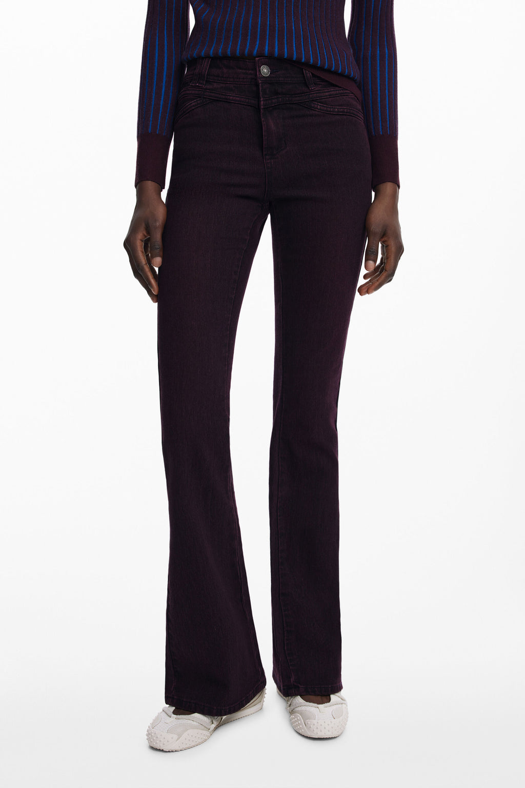 DESIGUAL DAMEN DENIM JEANS LILA