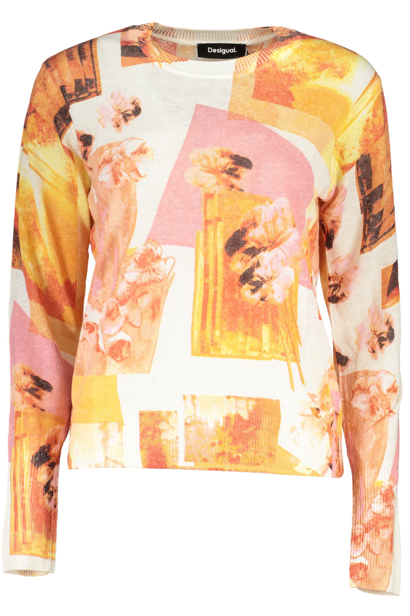 DESIGUAL WEISSER DAMENPULLOVER Hauptbild