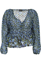 DESIGUAL DAMEN-BLAUER PULLOVER