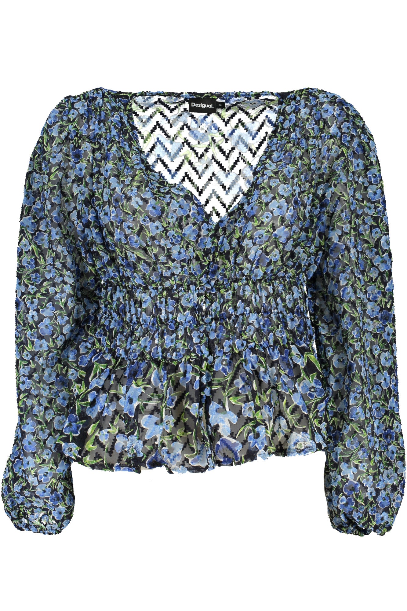 DESIGUAL Damenpullover Rosa – V-Ausschnitt Langarm für Frühling/Sommer | soulluna.de Zweitbild