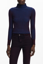 DESIGUAL DAMEN-PULLOVER IN BRAUN