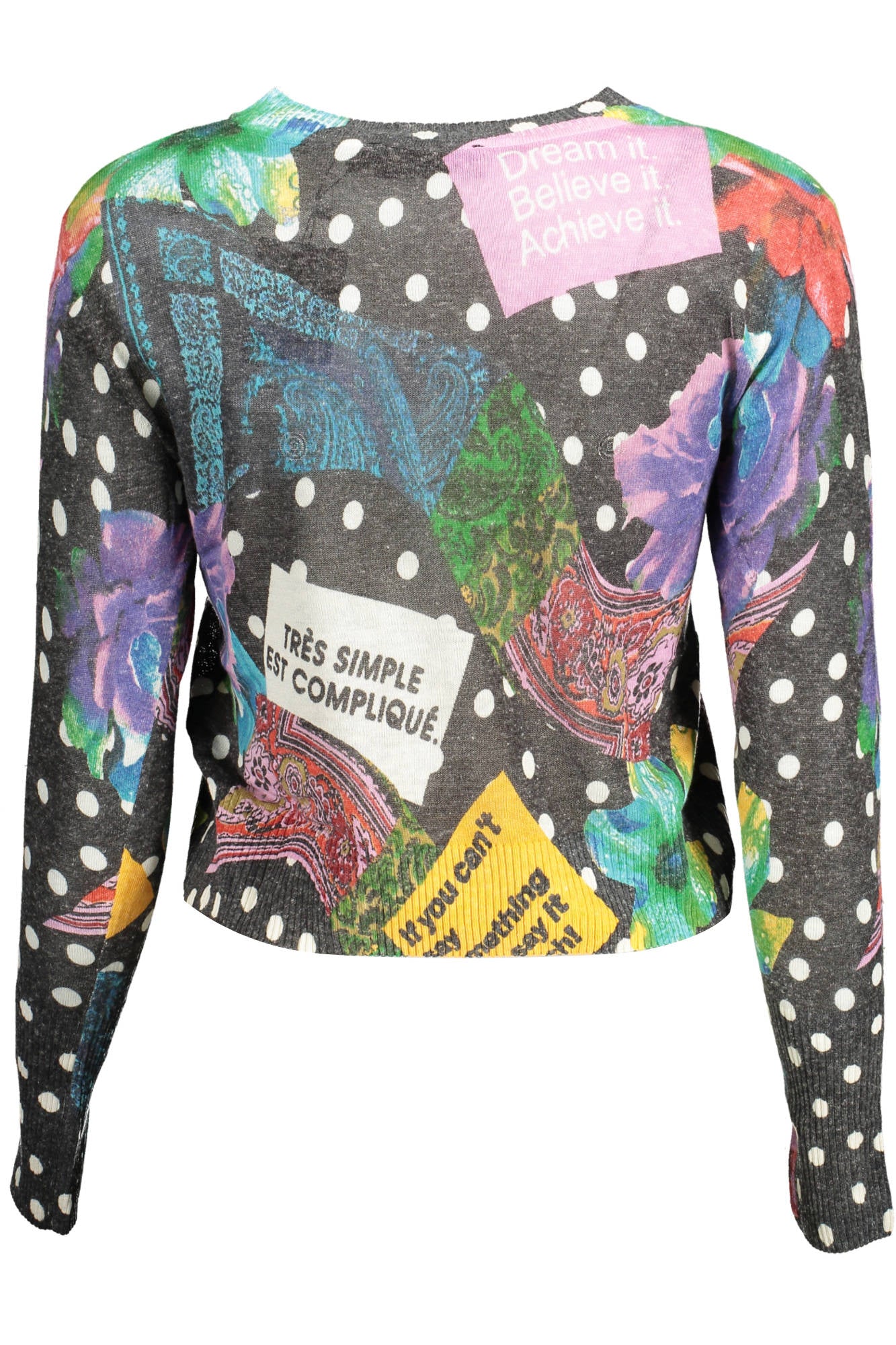 DESIGUAL PULLOVER DAMEN SCHWARZ Zweitbild