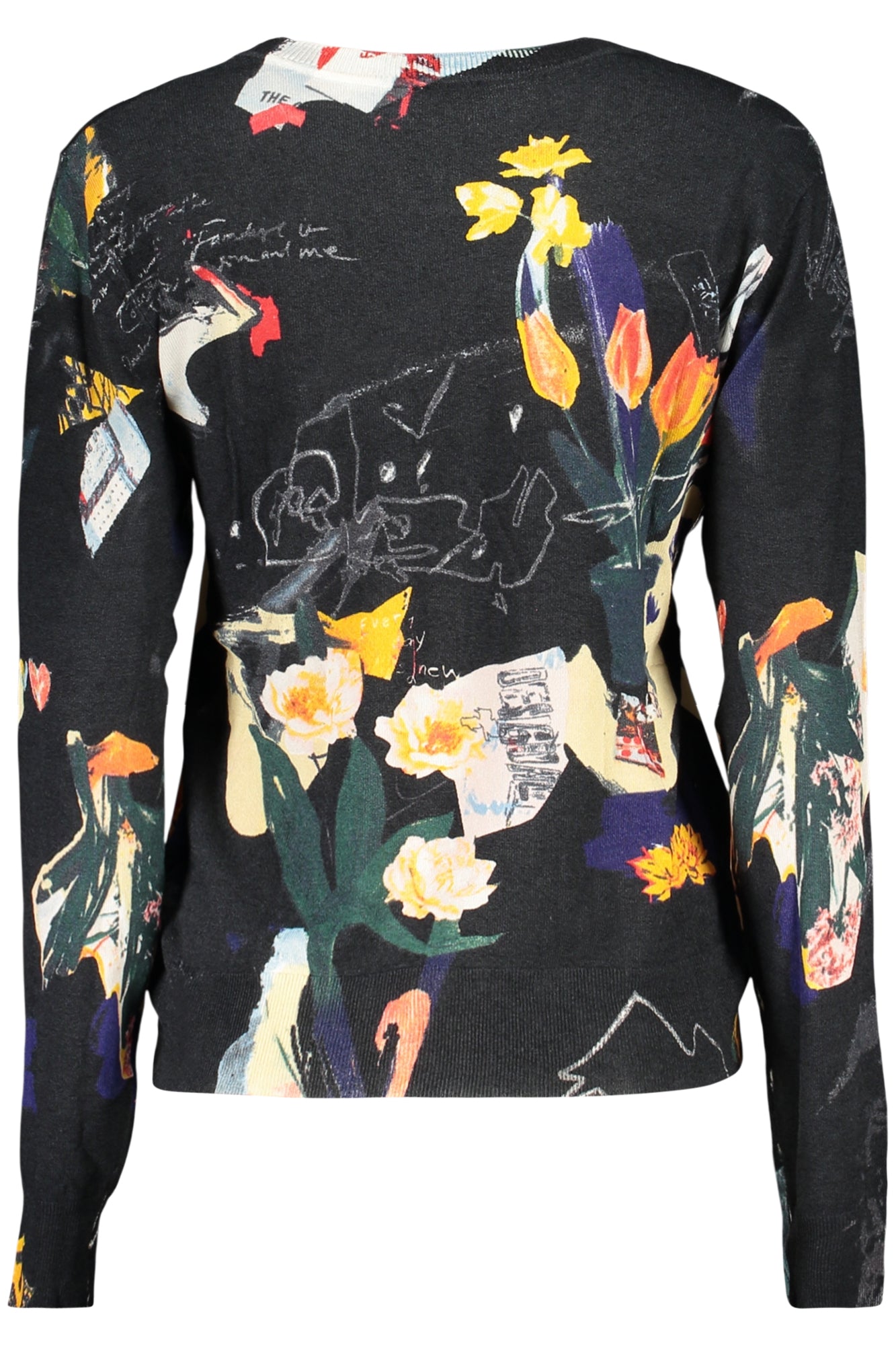 DESIGUAL Damen Oberteile – Langarm günstig online kaufen Schwarz