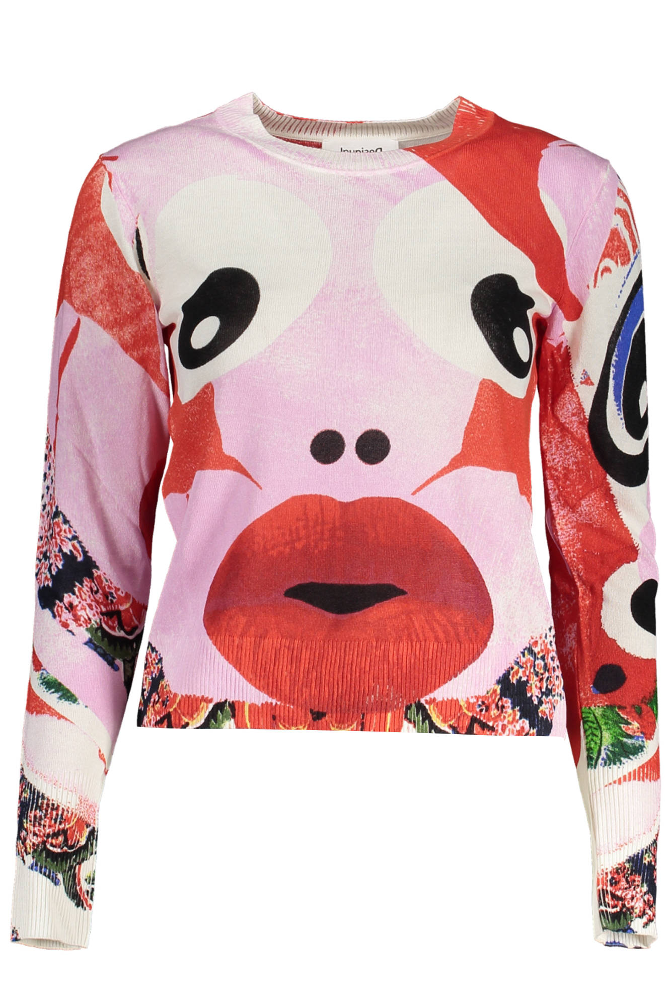 DESIGUAL Damenhemd Rosafarben – Langarmshirt mit Kontrastdetails für Frühjahr/Sommer Rosa Hauptbild
