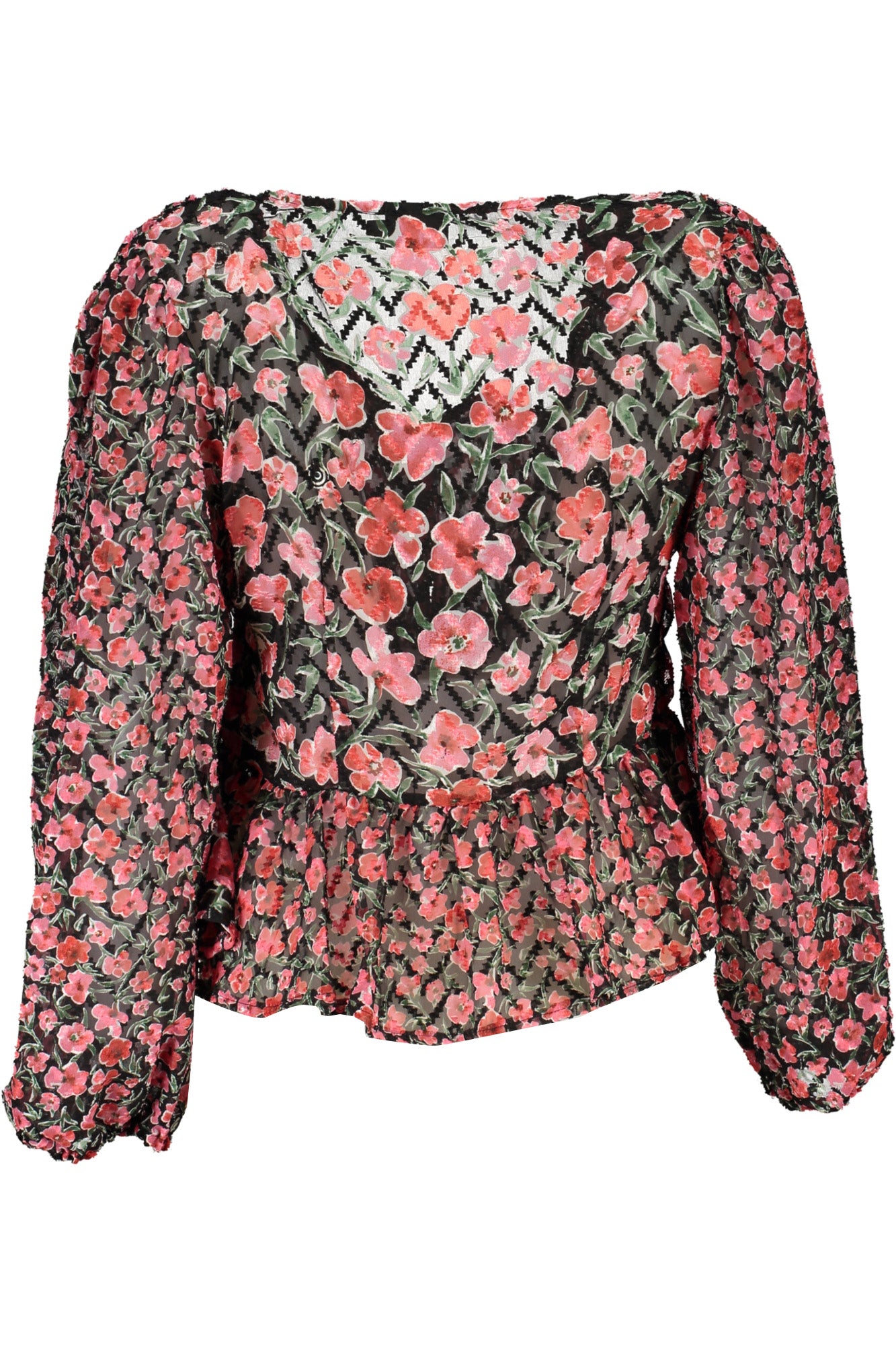 DESIGUAL Damenpullover Rosa – V-Ausschnitt Langarm für Frühling/Sommer | soulluna.de Rosa
