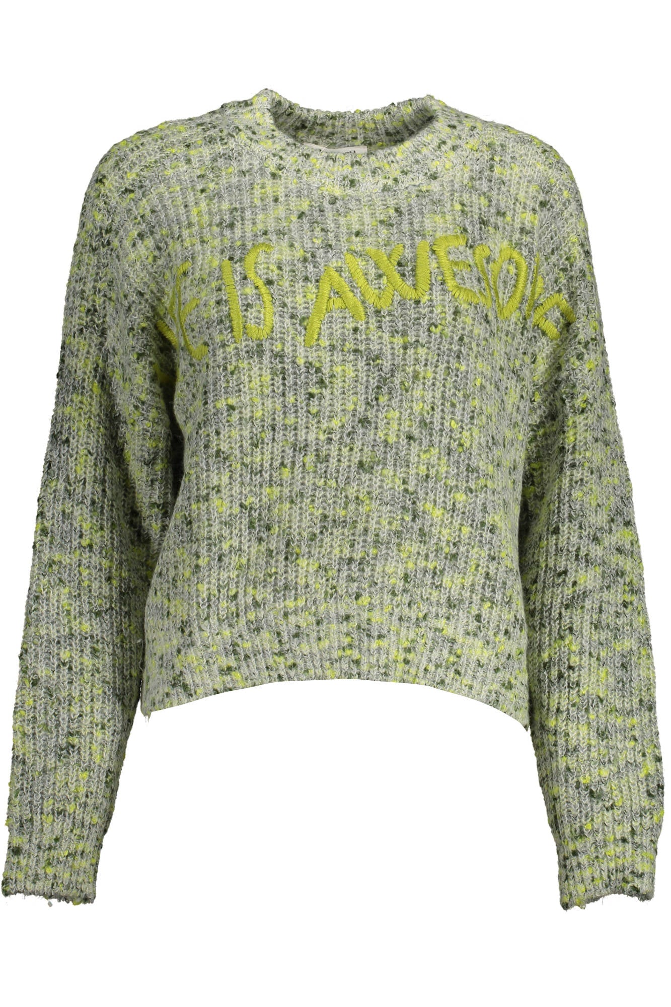 DESIGUAL GRÜNER DAMENPULLOVER Hauptbild