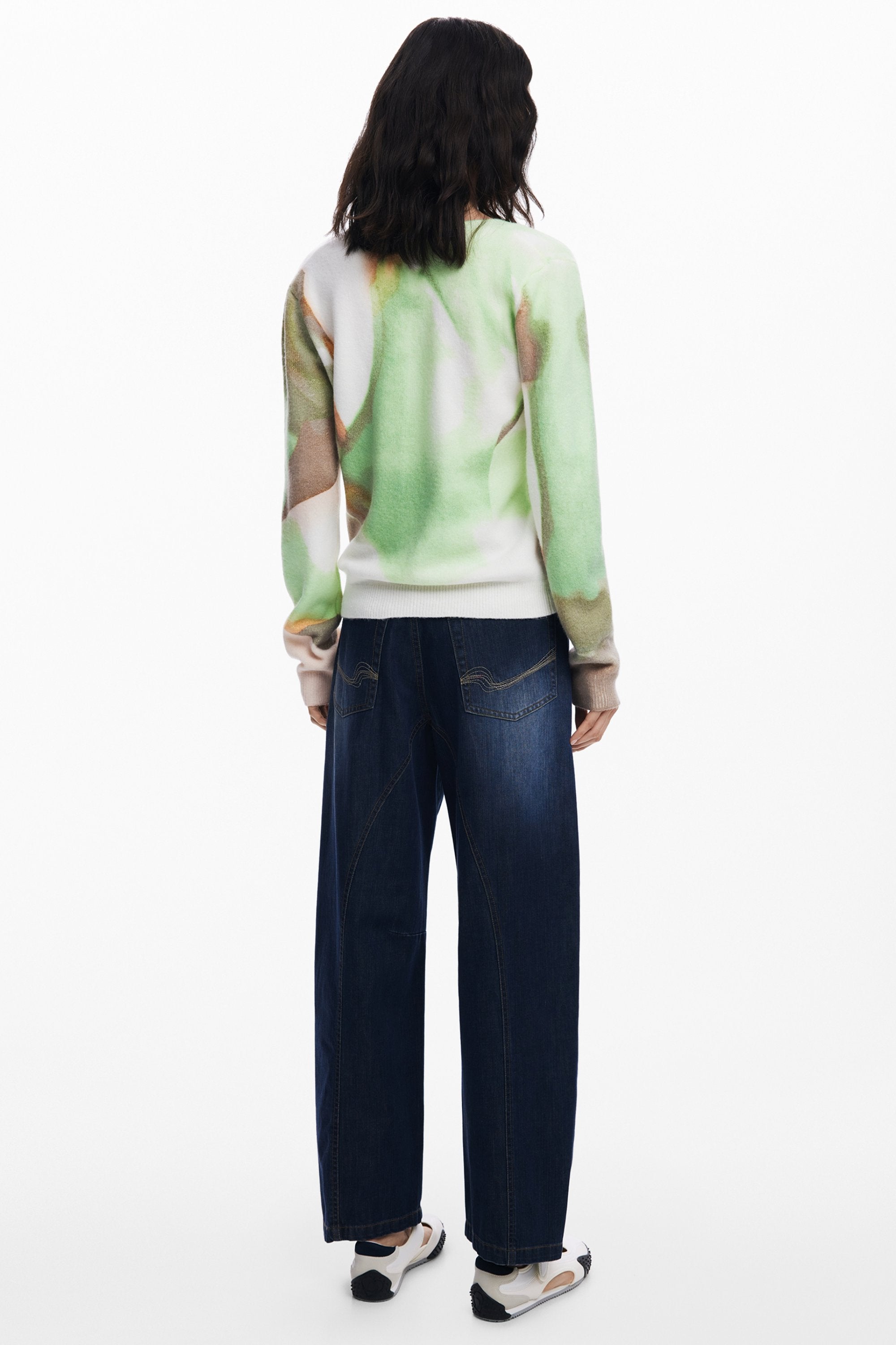 DESIGUAL DAMEN-PULLOVER GRÜN Zweitbild