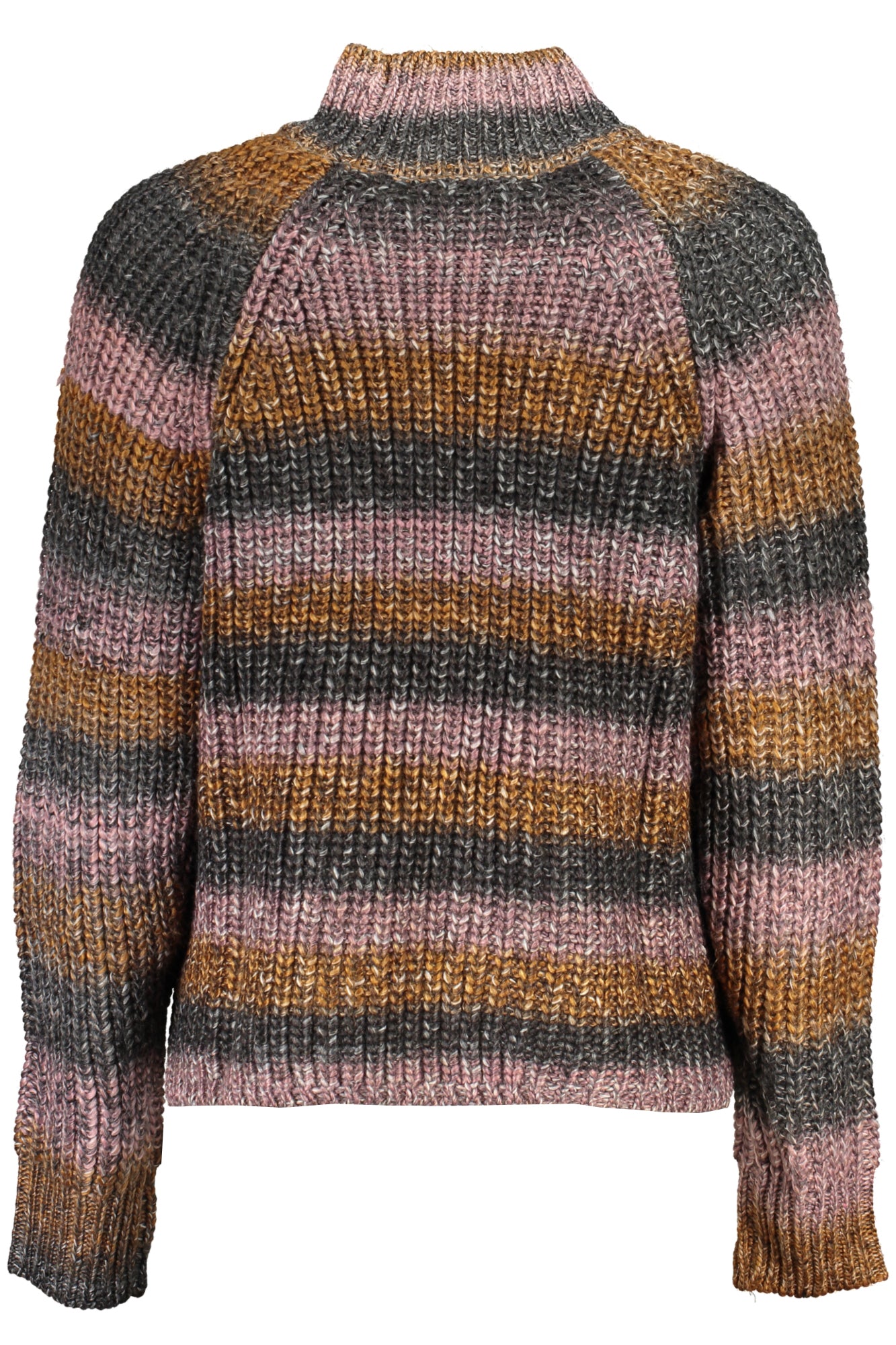 DESIGUAL Damenpullover grau – Langärmliger Rollkragen-Pullover für Herbst/Winter Grau