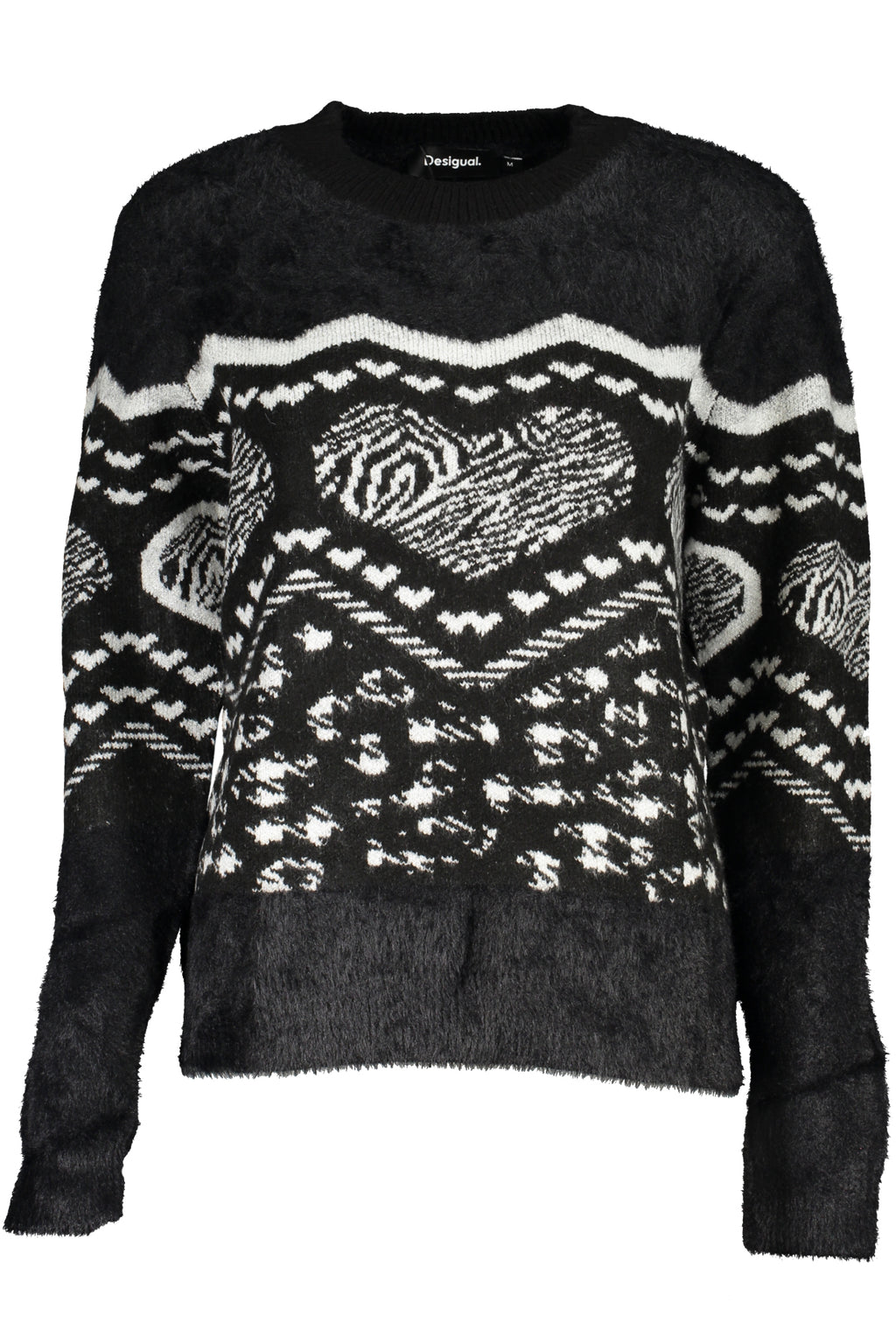 DESIGUAL SCHWARZER DAMENPULLOVER